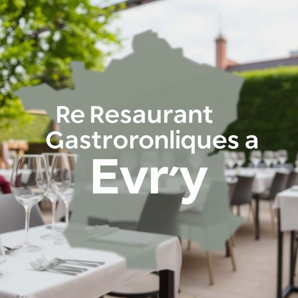 Les Restaurants Gastronomiques à Évry : Une Expérience Culinaire Unique · restaurant gastronomique evry